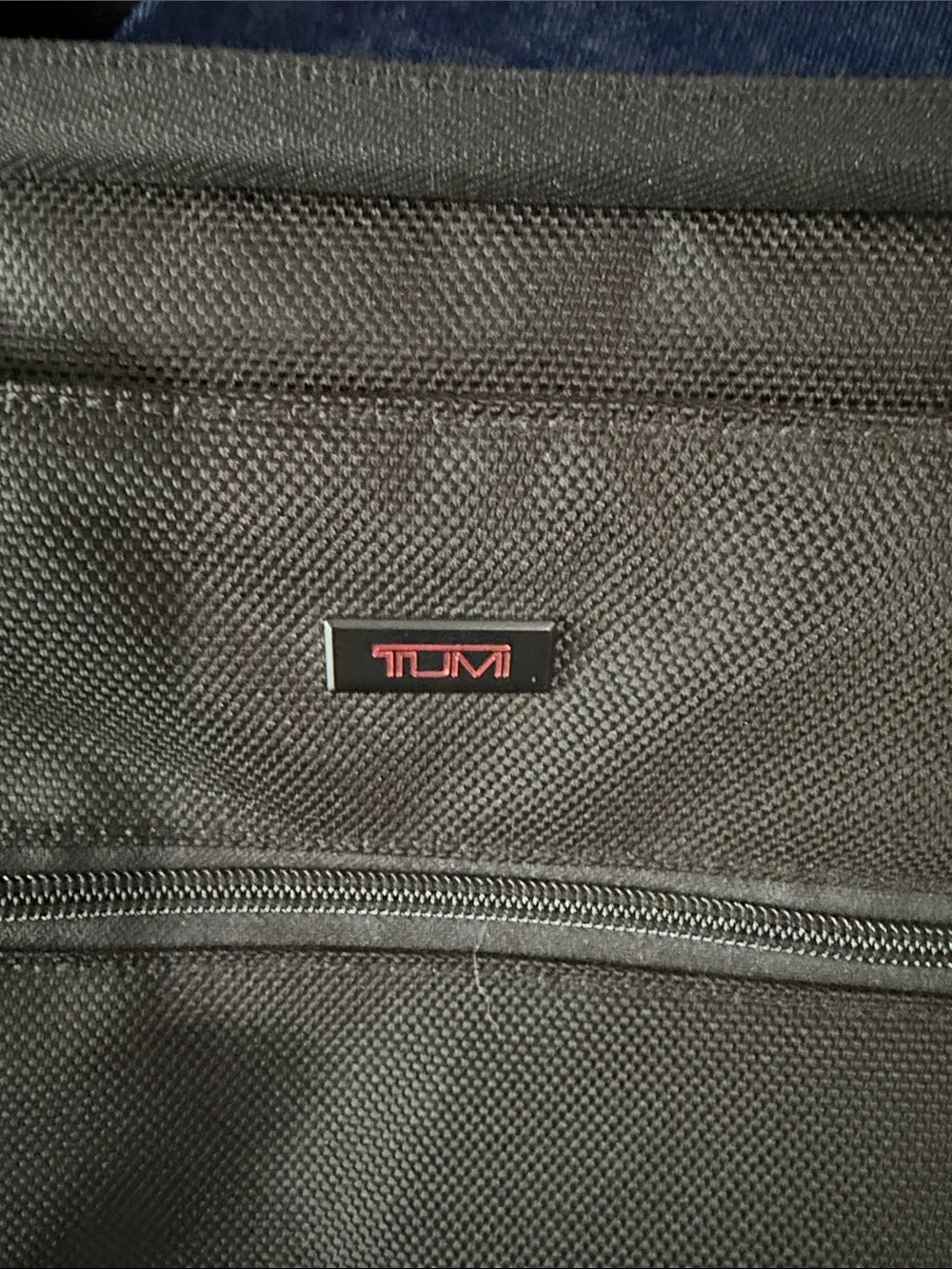 Tumi Black Laptop Messenger Bag with Shoulder Strap